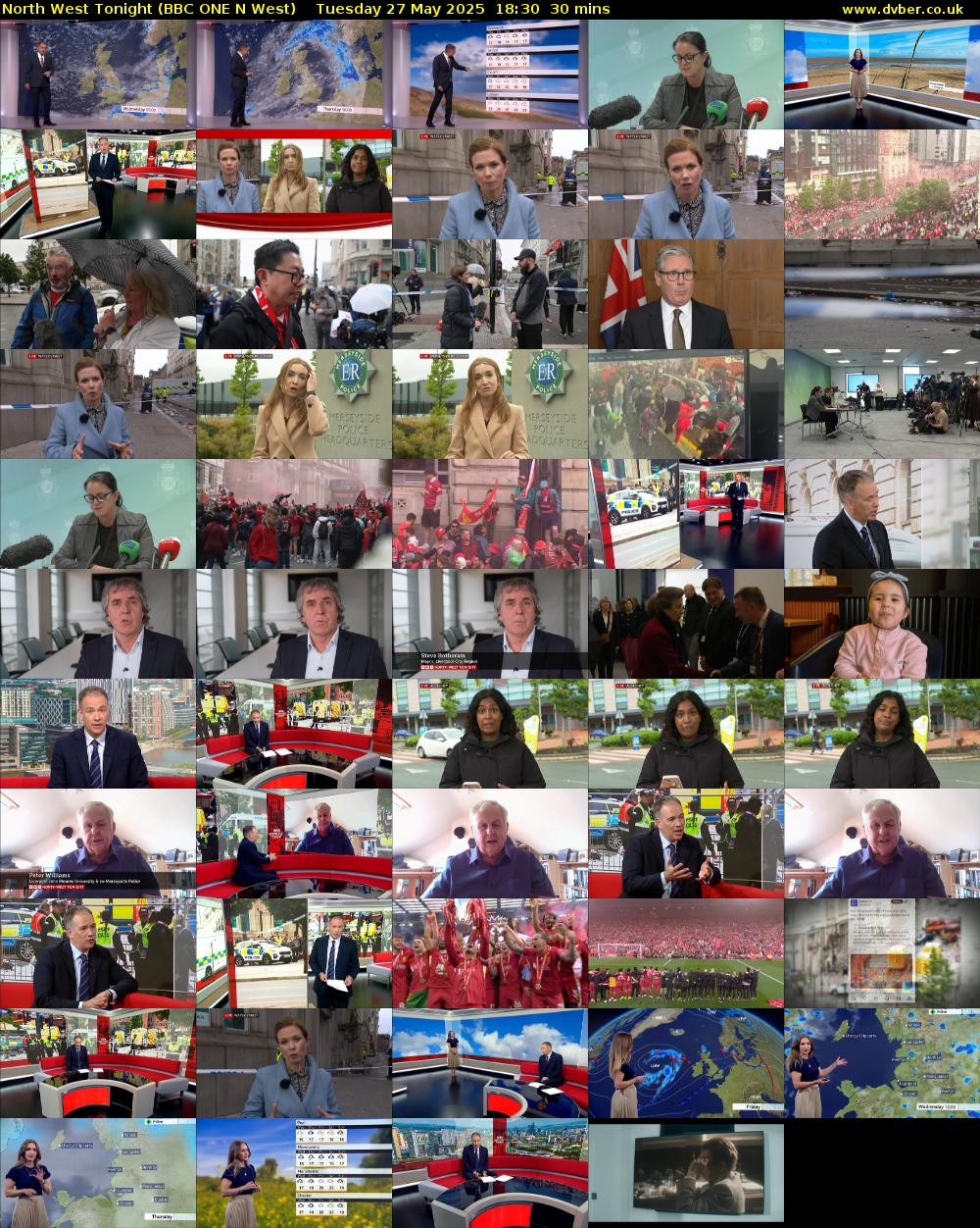 North West Tonight (BBC ONE N West) Tuesday 27 May 2025 18:30 - 19:00