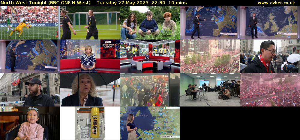 North West Tonight (BBC ONE N West) Tuesday 27 May 2025 22:30 - 22:40