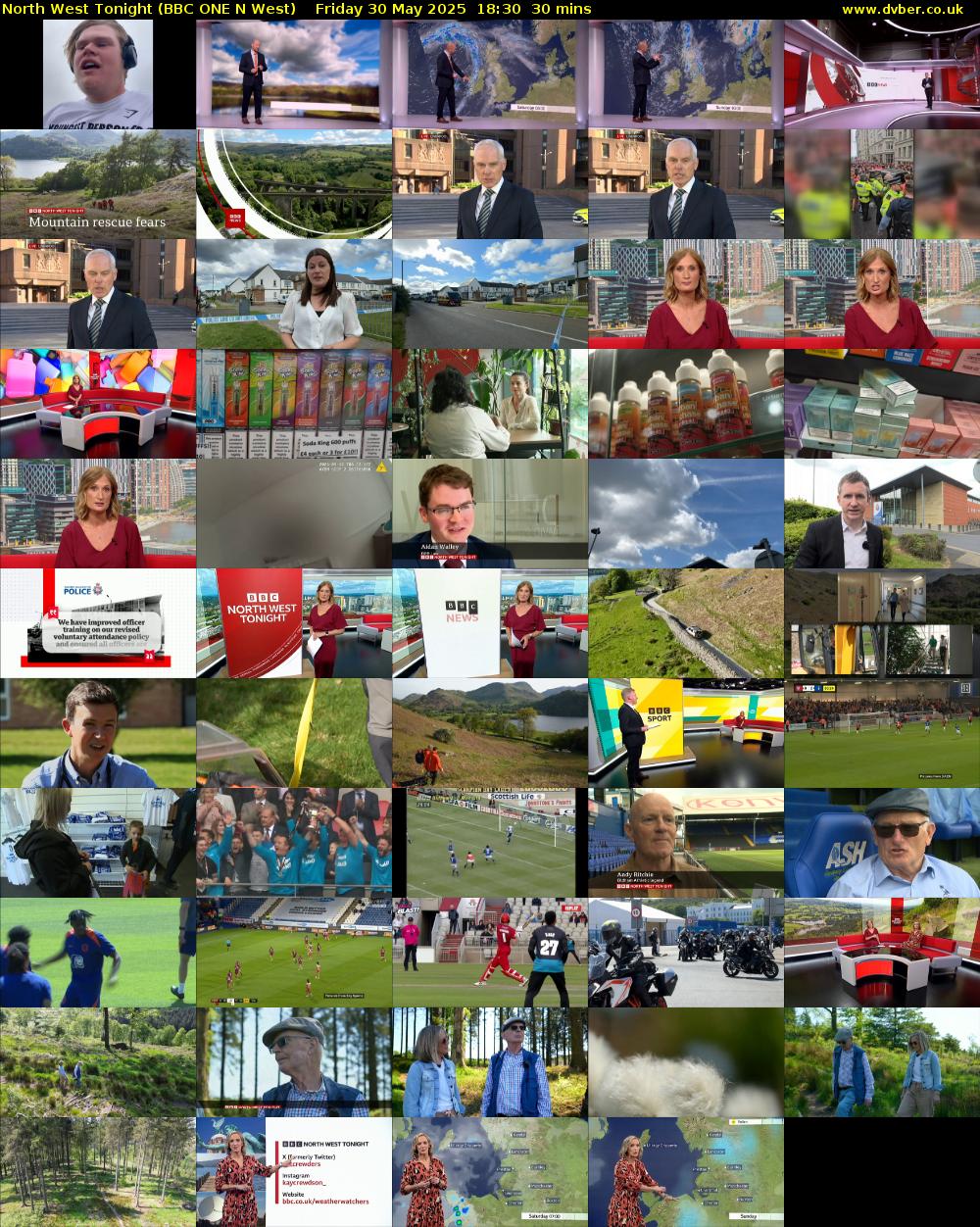 North West Tonight (BBC ONE N West) Friday 30 May 2025 18:30 - 19:00