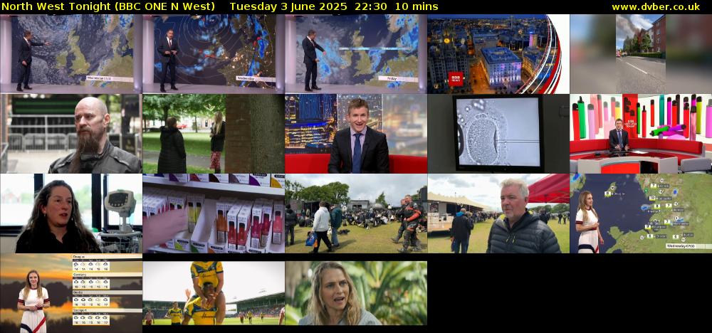 North West Tonight (BBC ONE N West) Tuesday 3 June 2025 22:30 - 22:40
