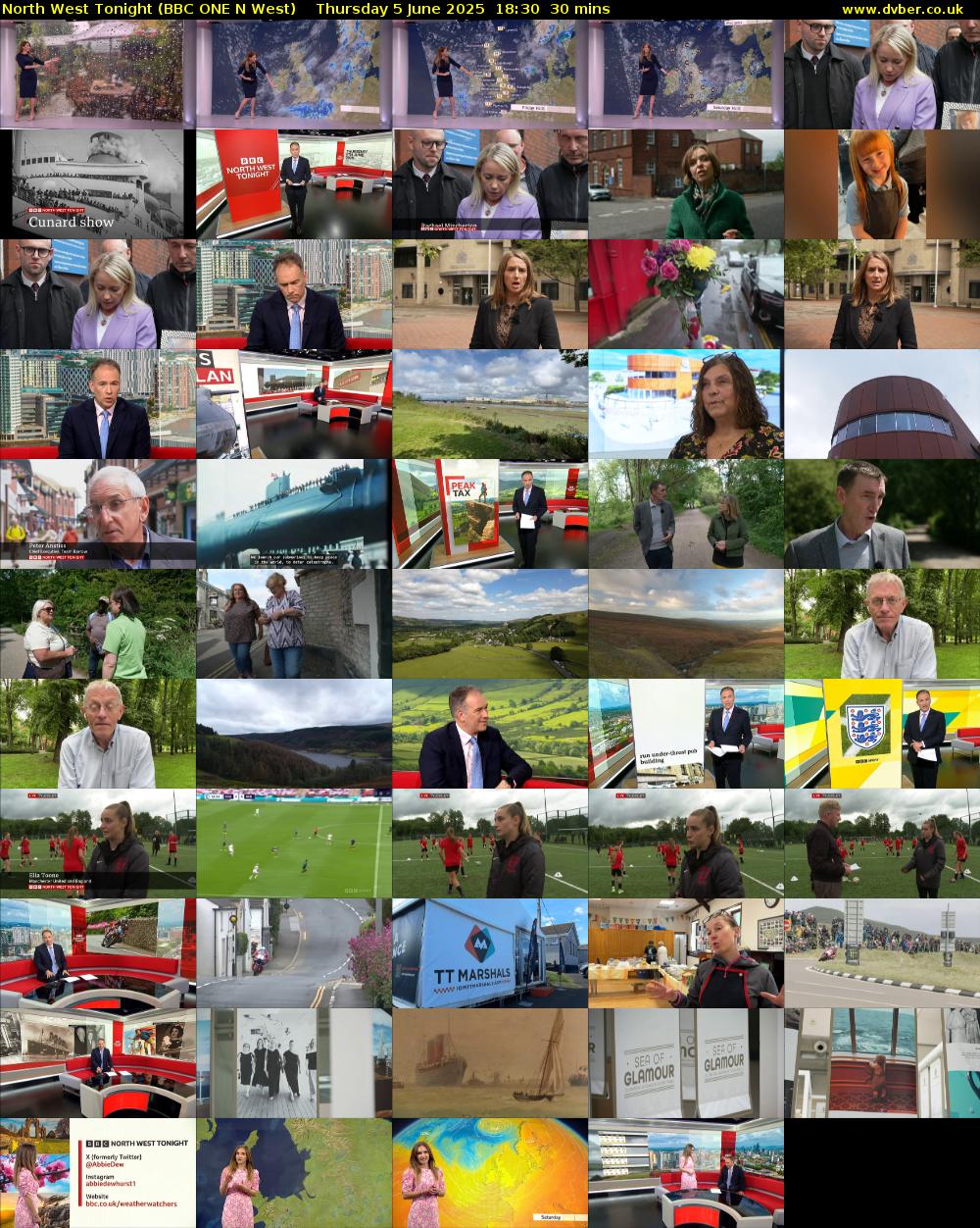 North West Tonight (BBC ONE N West) Thursday 5 June 2025 18:30 - 19:00