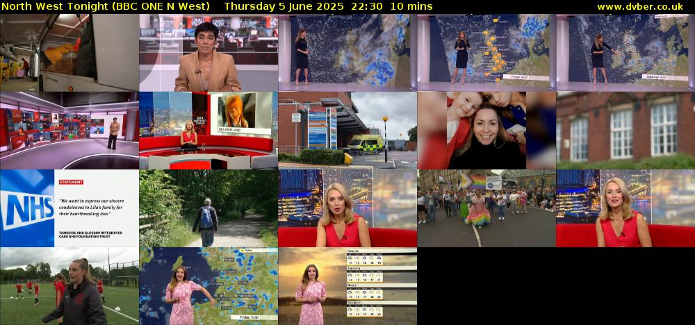 North West Tonight (BBC ONE N West) Thursday 5 June 2025 22:30 - 22:40