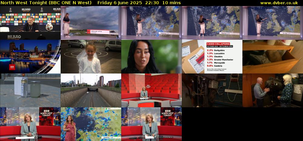 North West Tonight (BBC ONE N West) Friday 6 June 2025 22:30 - 22:40