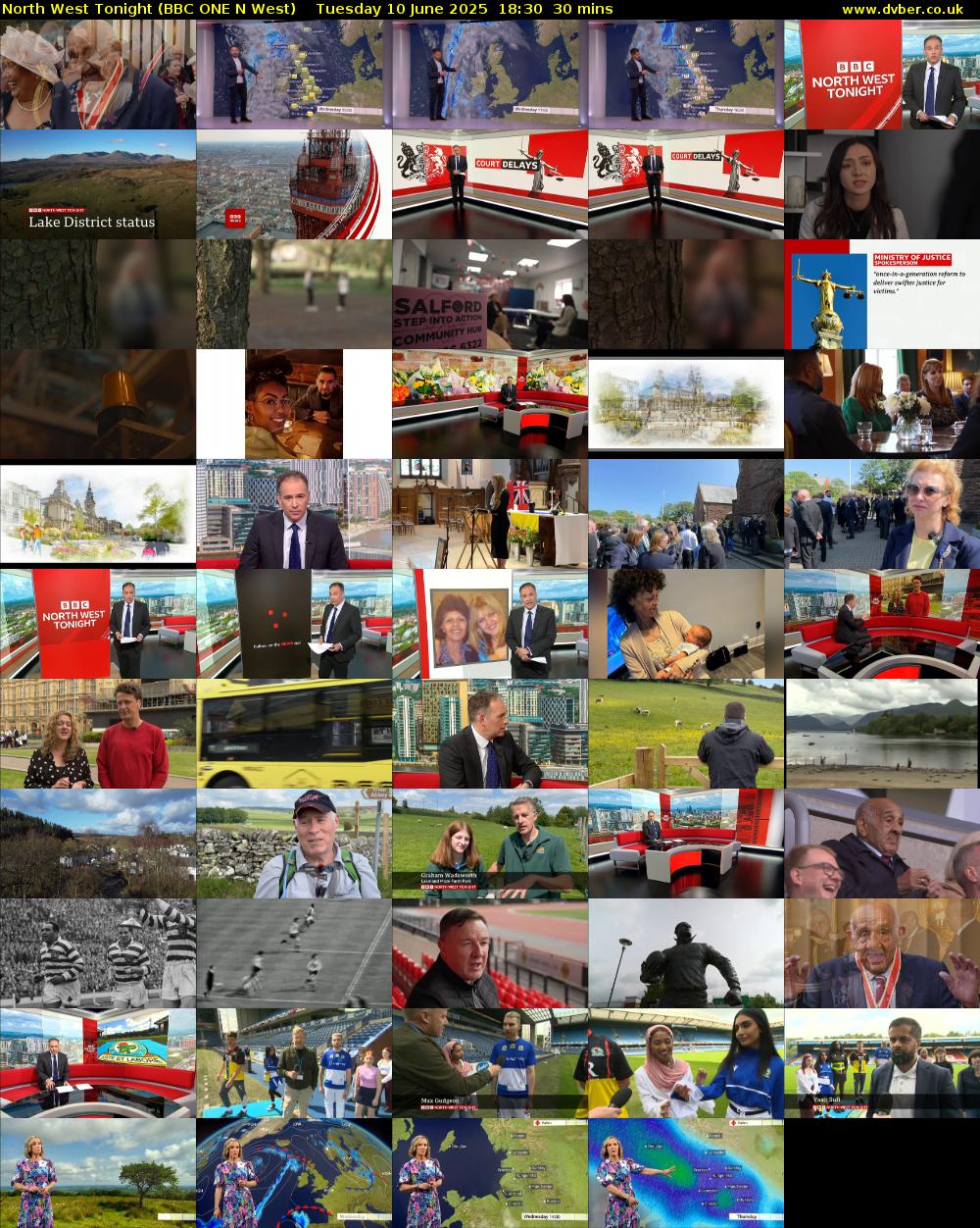 North West Tonight (BBC ONE N West) Tuesday 10 June 2025 18:30 - 19:00