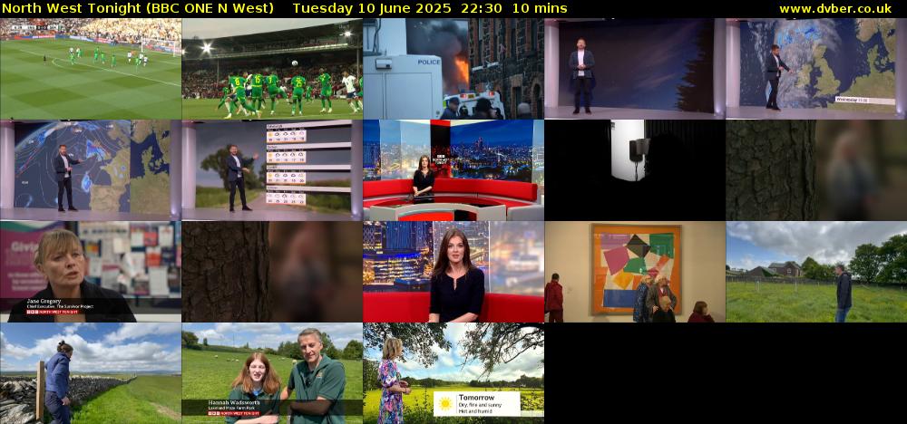 North West Tonight (BBC ONE N West) Tuesday 10 June 2025 22:30 - 22:40