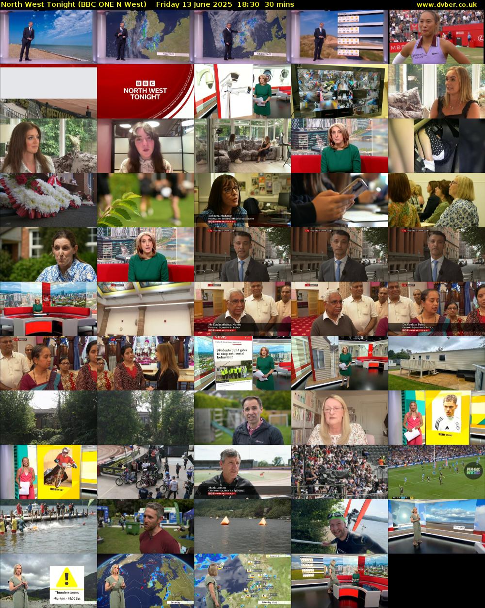 North West Tonight (BBC ONE N West) Friday 13 June 2025 18:30 - 19:00