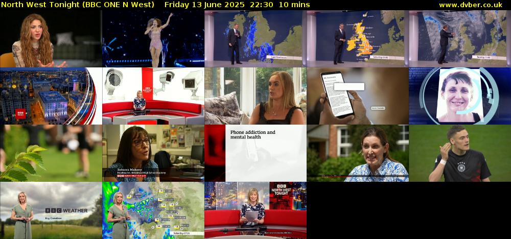 North West Tonight (BBC ONE N West) Friday 13 June 2025 22:30 - 22:40
