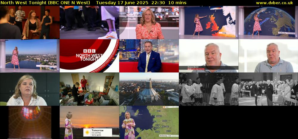 North West Tonight (BBC ONE N West) Tuesday 17 June 2025 22:30 - 22:40