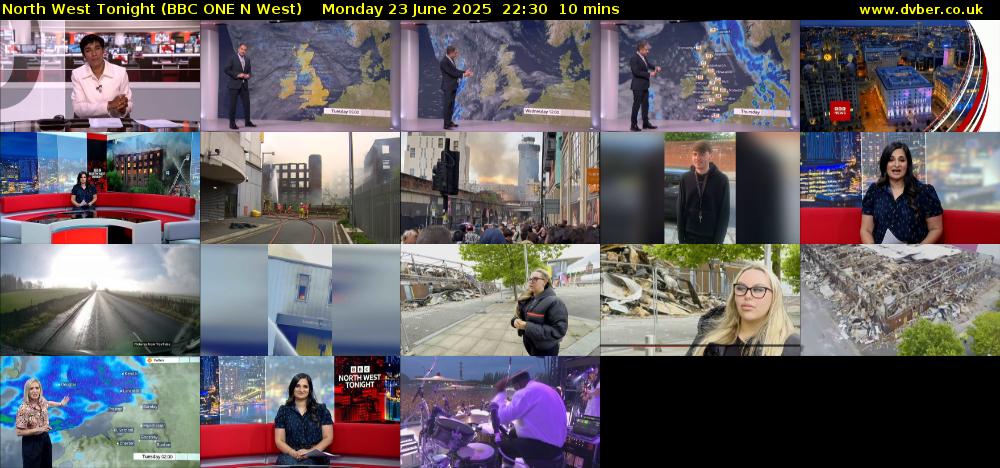 North West Tonight (BBC ONE N West) Monday 23 June 2025 22:30 - 22:40
