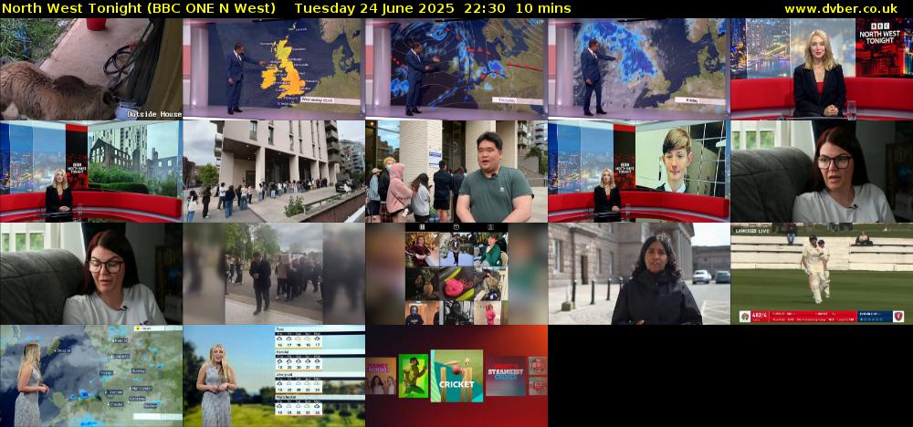 North West Tonight (BBC ONE N West) Tuesday 24 June 2025 22:30 - 22:40
