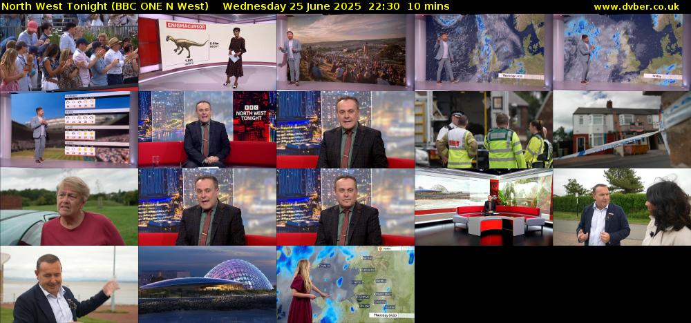 North West Tonight (BBC ONE N West) Wednesday 25 June 2025 22:30 - 22:40