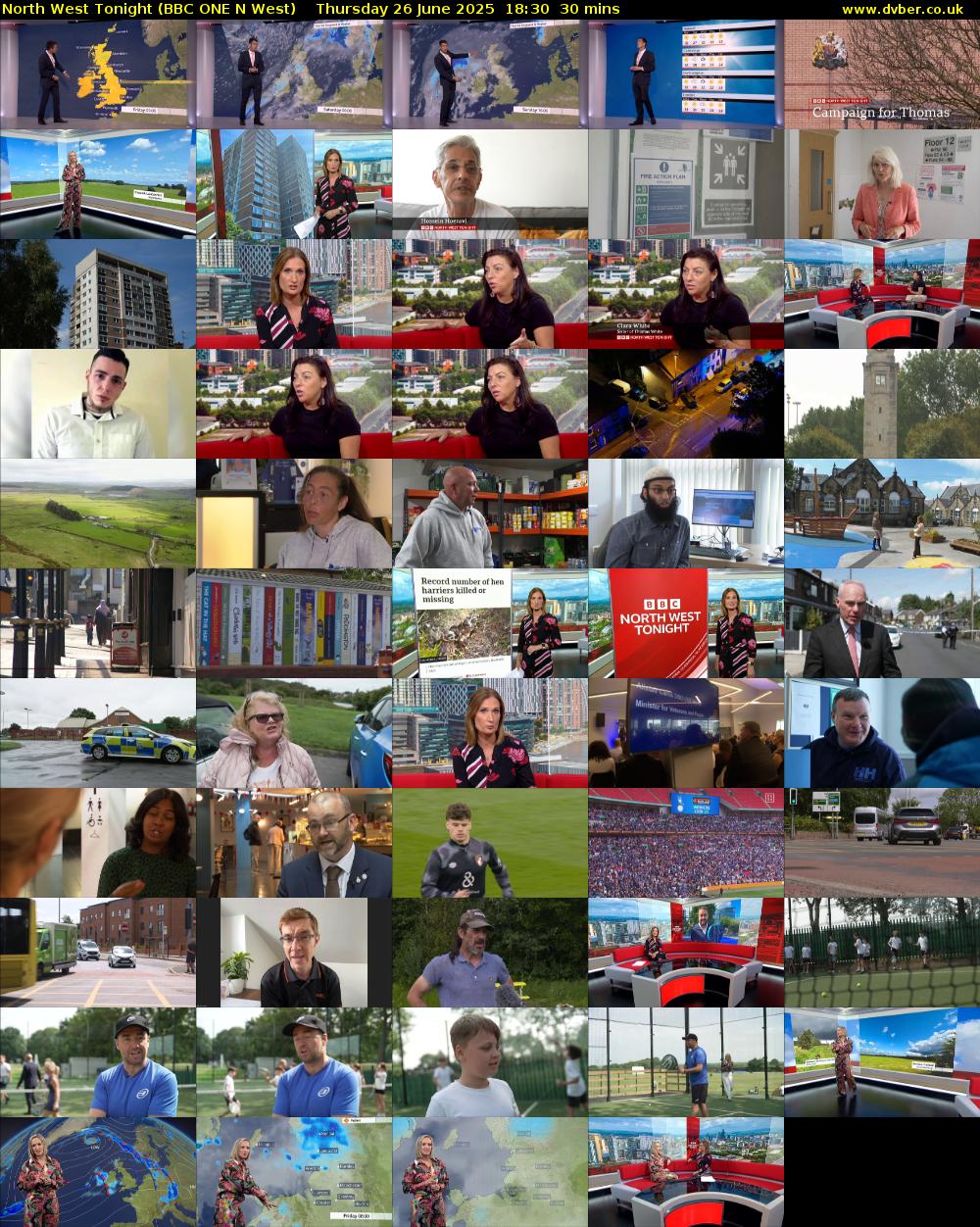 North West Tonight (BBC ONE N West) Thursday 26 June 2025 18:30 - 19:00