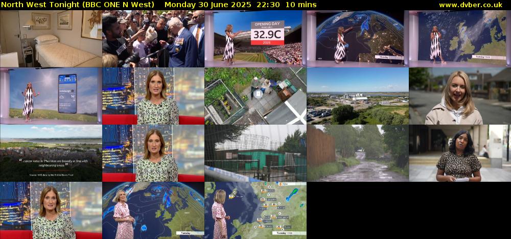North West Tonight (BBC ONE N West) Monday 30 June 2025 22:30 - 22:40