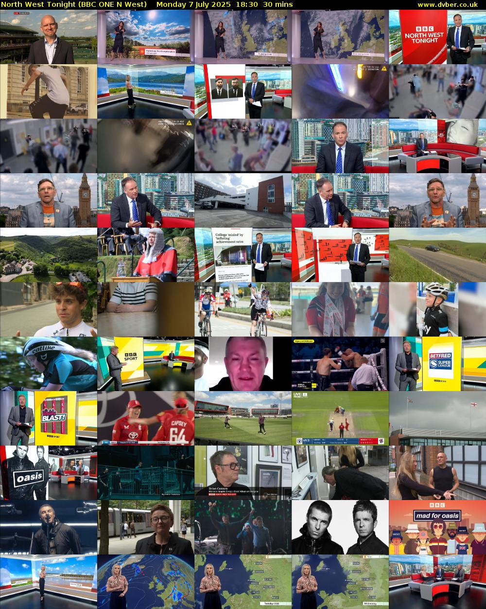 North West Tonight (BBC ONE N West) Monday 7 July 2025 18:30 - 19:00