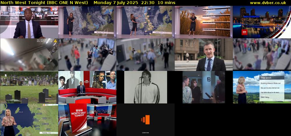 North West Tonight (BBC ONE N West) Monday 7 July 2025 22:30 - 22:40