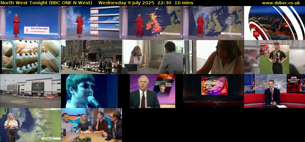 North West Tonight (BBC ONE N West) Wednesday 9 July 2025 22:30 - 22:40