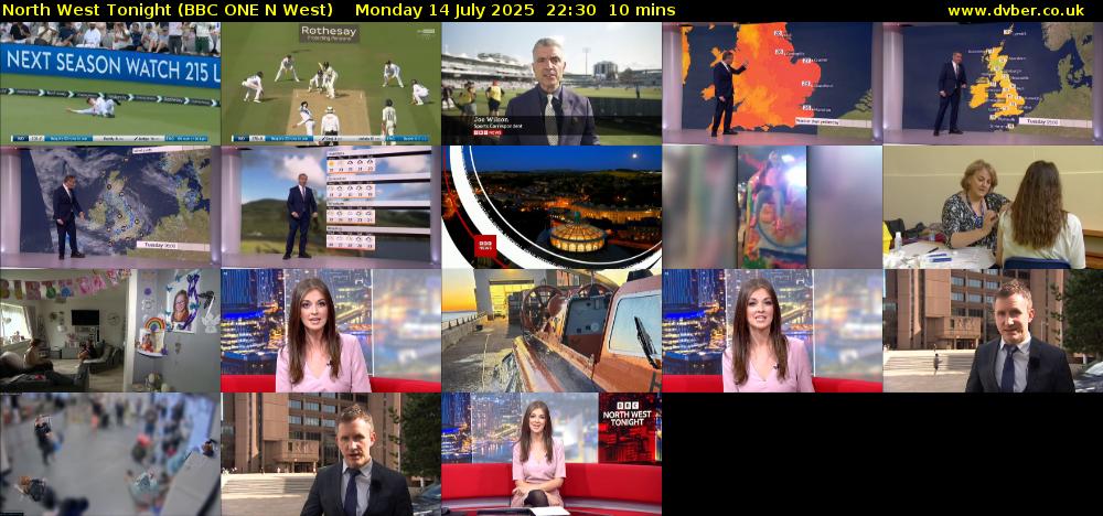 North West Tonight (BBC ONE N West) Monday 14 July 2025 22:30 - 22:40