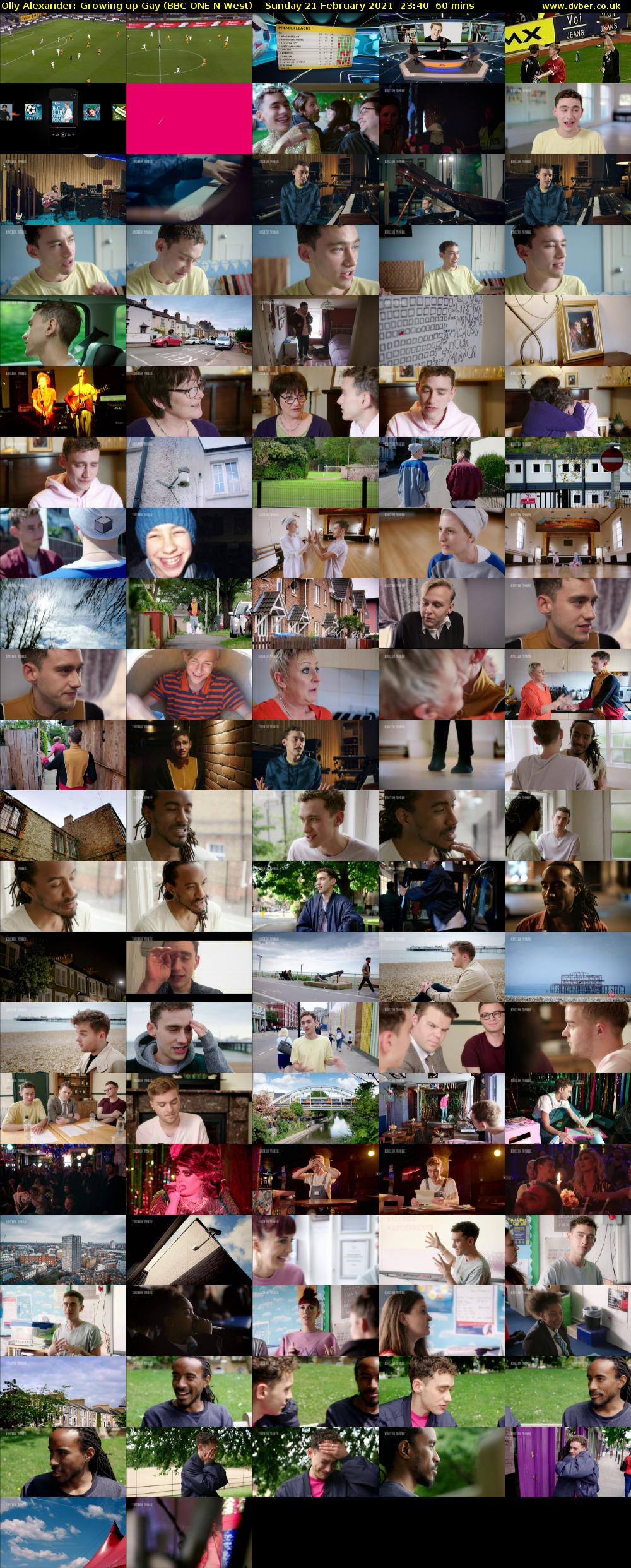 Olly Alexander: Growing up Gay (BBC ONE N West) Sunday 21 February 2021 23:40 - 00:40