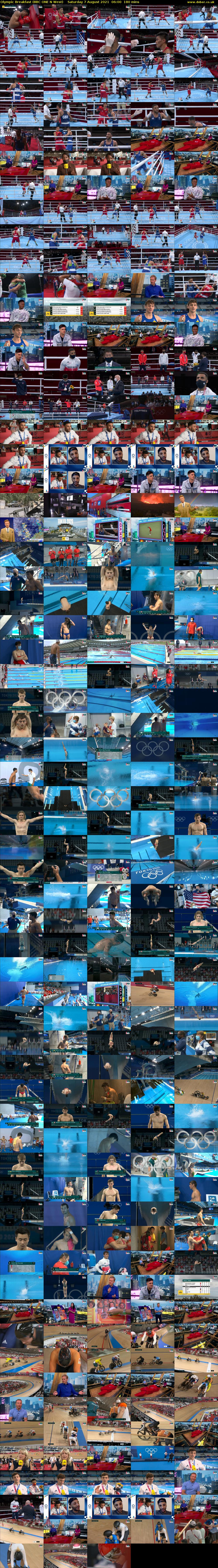 Olympic Breakfast (BBC ONE N West) Saturday 7 August 2021 06:00 - 09:00