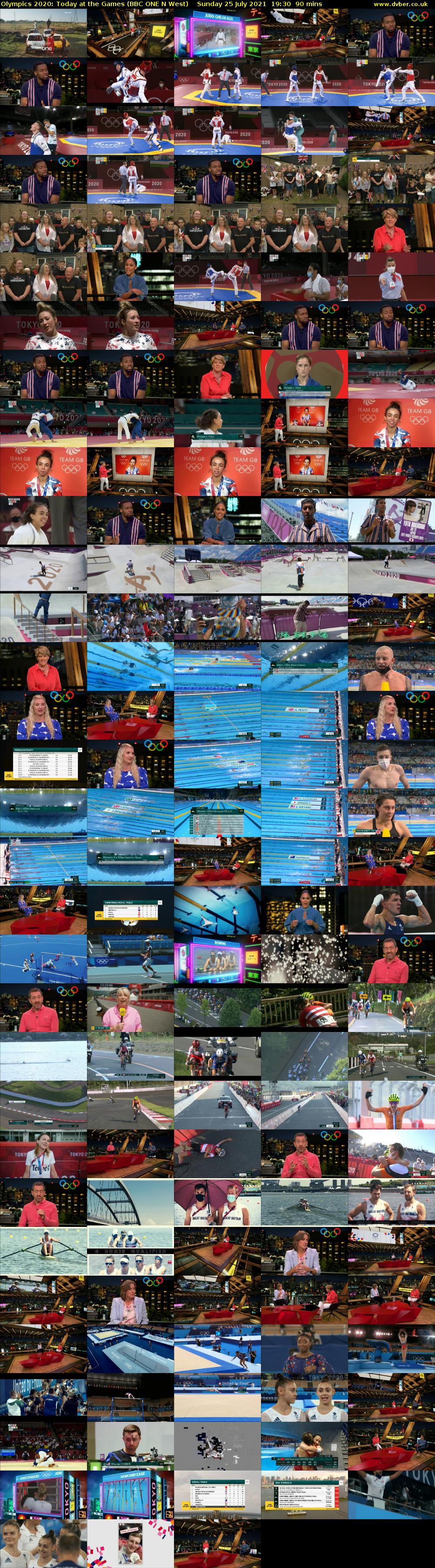 Olympics 2020: Today at the Games (BBC ONE N West) Sunday 25 July 2021 19:30 - 21:00