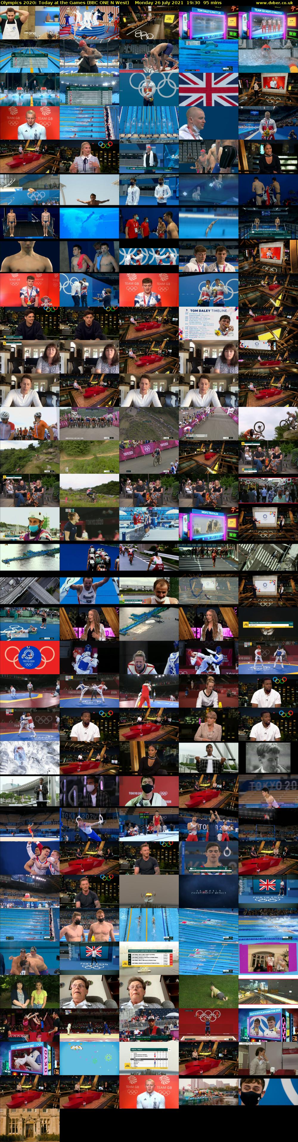 Olympics 2020: Today at the Games (BBC ONE N West) Monday 26 July 2021 19:30 - 21:05