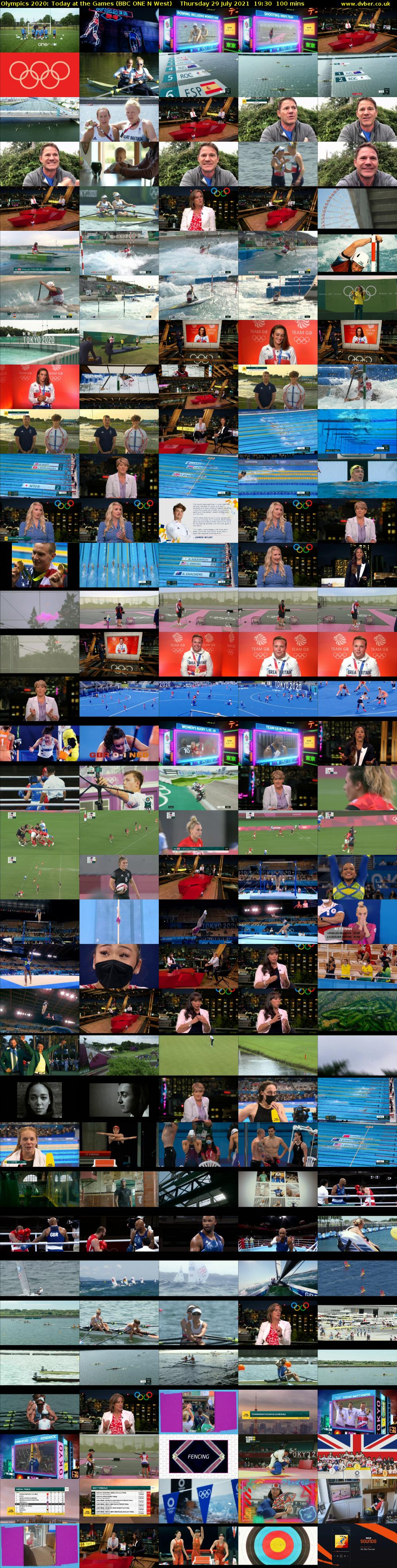 Olympics 2020: Today at the Games (BBC ONE N West) Thursday 29 July 2021 19:30 - 21:10