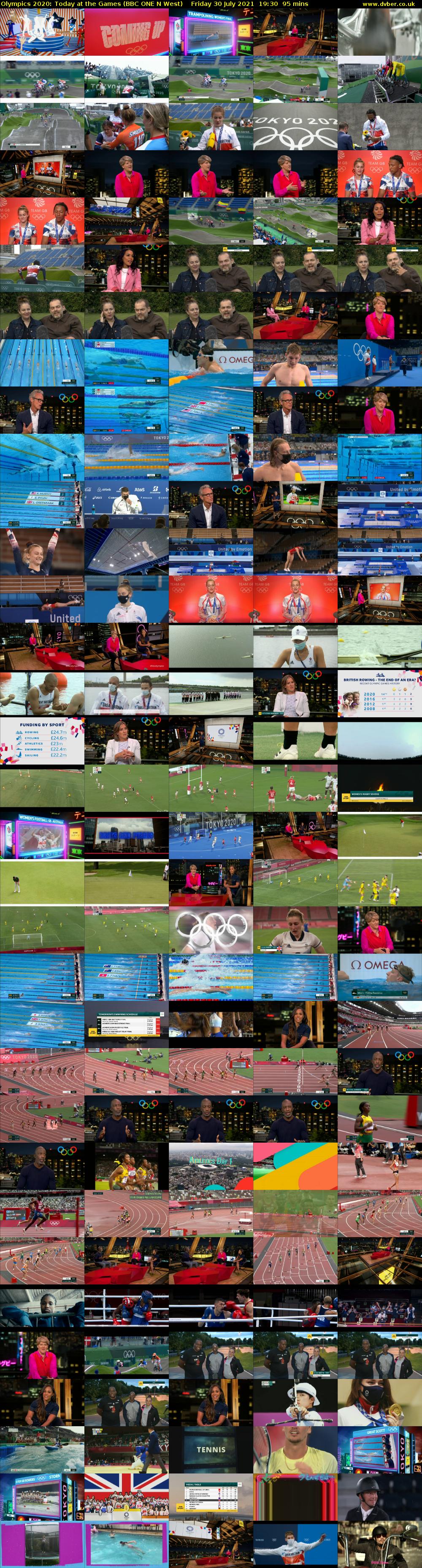 Olympics 2020: Today at the Games (BBC ONE N West) Friday 30 July 2021 19:30 - 21:05