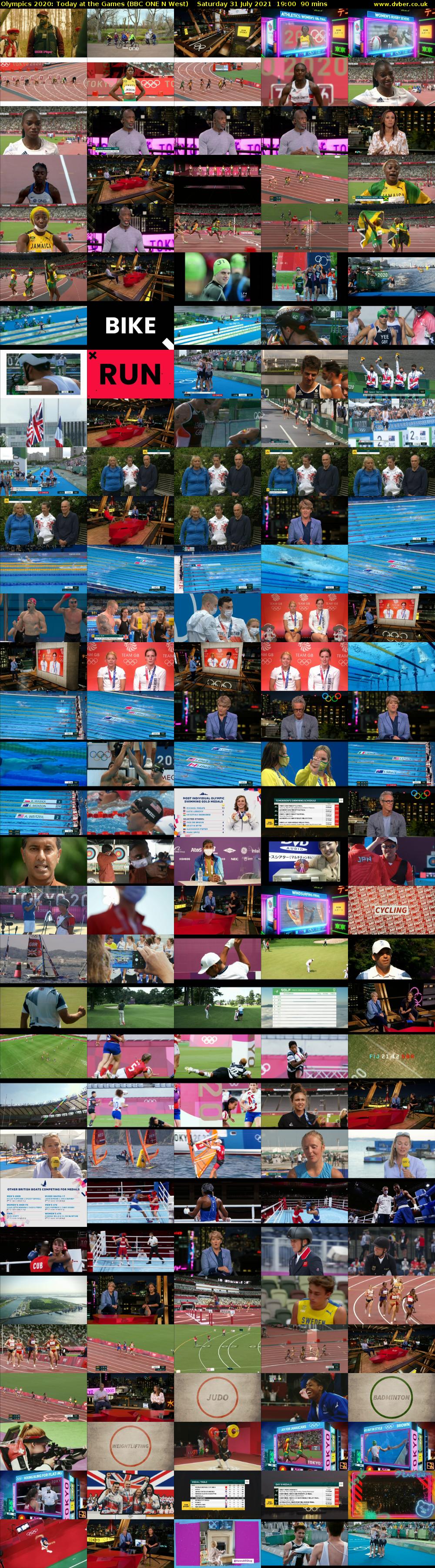 Olympics 2020: Today at the Games (BBC ONE N West) Saturday 31 July 2021 19:00 - 20:30