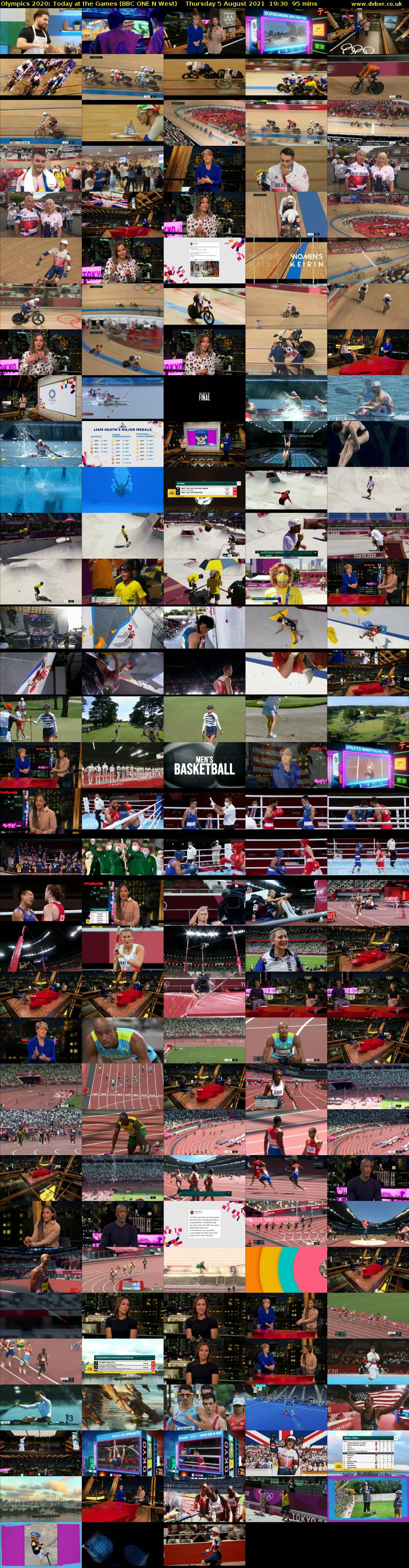 Olympics 2020: Today at the Games (BBC ONE N West) Thursday 5 August 2021 19:30 - 21:05