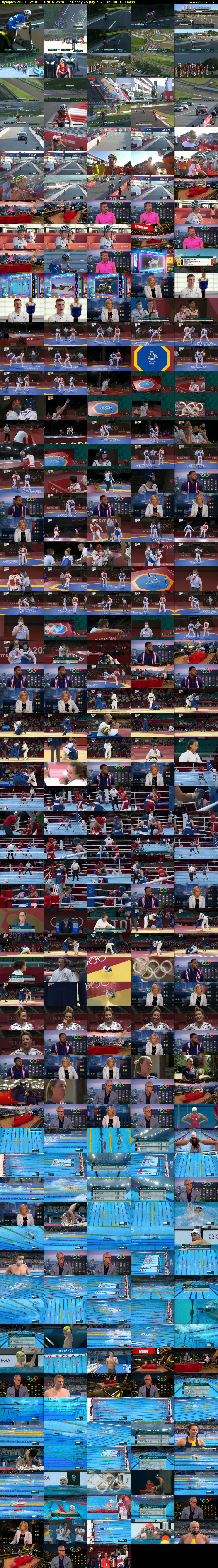 Olympics 2020 Live (BBC ONE N West) Sunday 25 July 2021 09:00 - 12:00