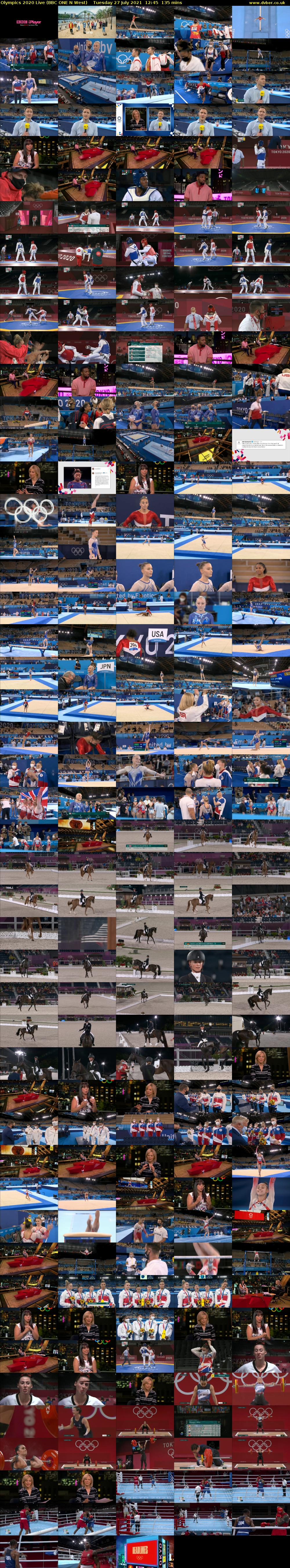 Olympics 2020 Live (BBC ONE N West) Tuesday 27 July 2021 12:45 - 15:00