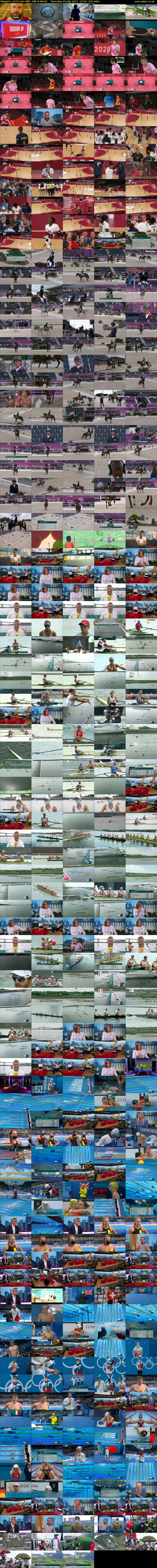 Olympics 2020 Live (BBC ONE N West) Thursday 29 July 2021 23:50 - 04:00