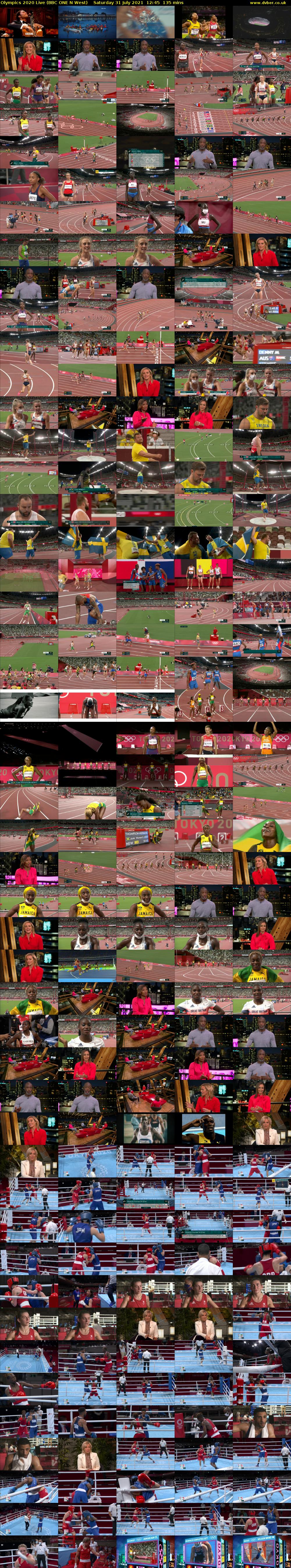 Olympics 2020 Live (BBC ONE N West) Saturday 31 July 2021 12:45 - 15:00
