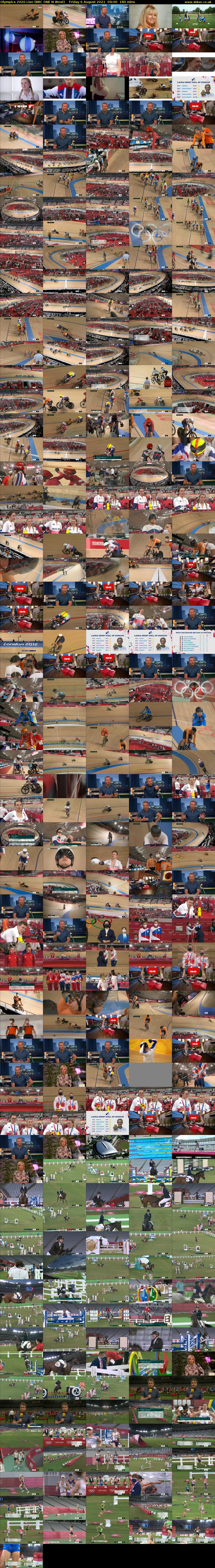 Olympics 2020 Live (BBC ONE N West) Friday 6 August 2021 09:00 - 12:00