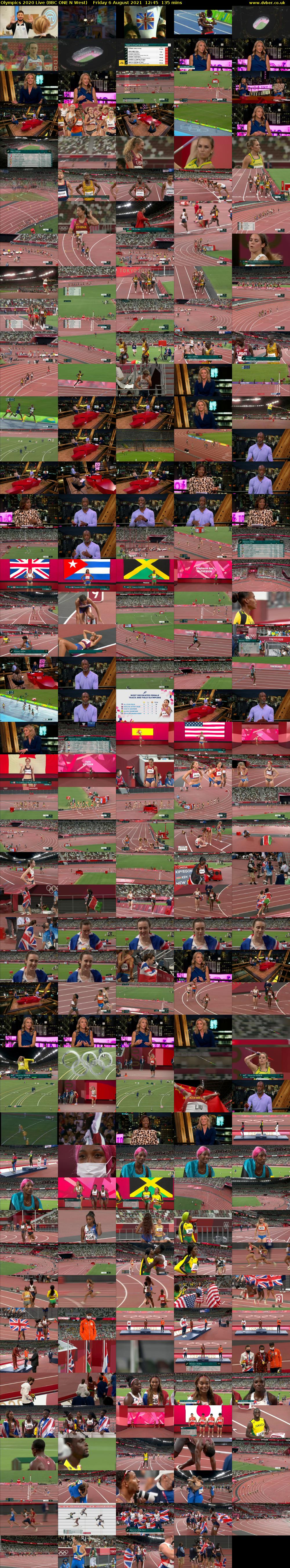 Olympics 2020 Live (BBC ONE N West) Friday 6 August 2021 12:45 - 15:00