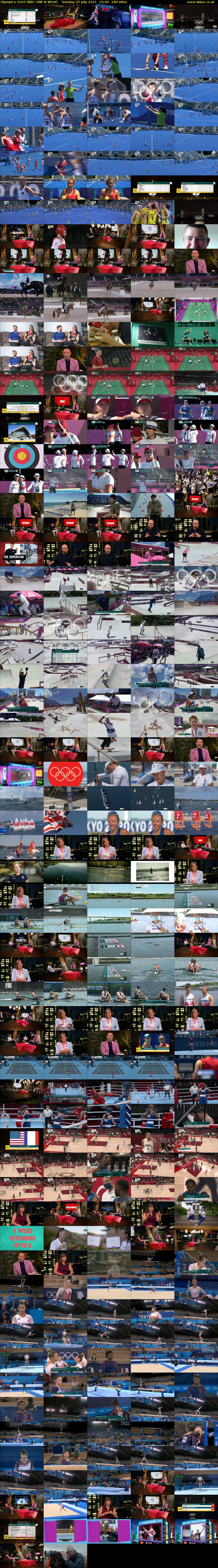 Olympics 2020 (BBC ONE N West) Sunday 25 July 2021 15:00 - 18:00