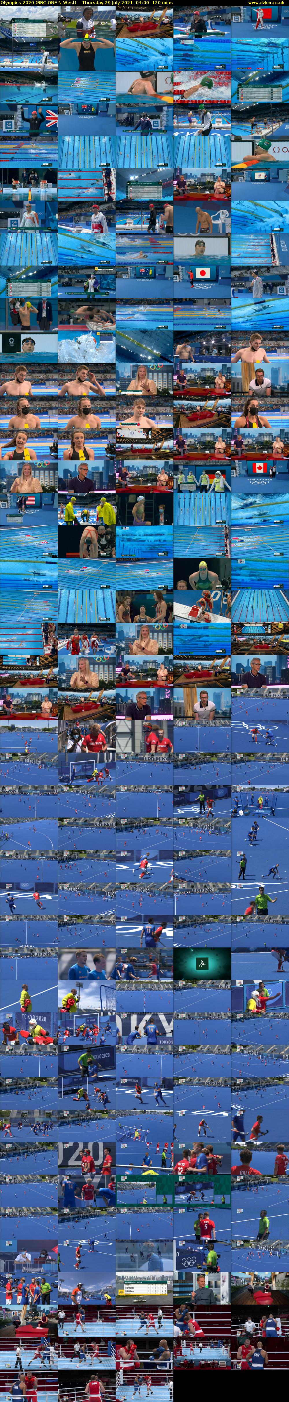Olympics 2020 (BBC ONE N West) Thursday 29 July 2021 04:00 - 06:00