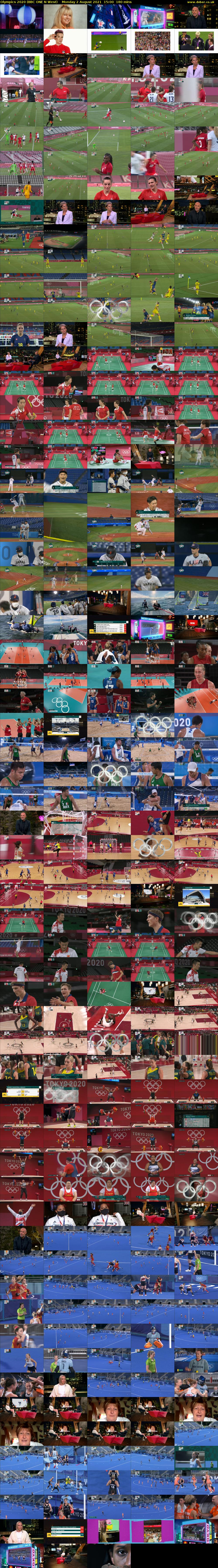 Olympics 2020 (BBC ONE N West) Monday 2 August 2021 15:00 - 18:00