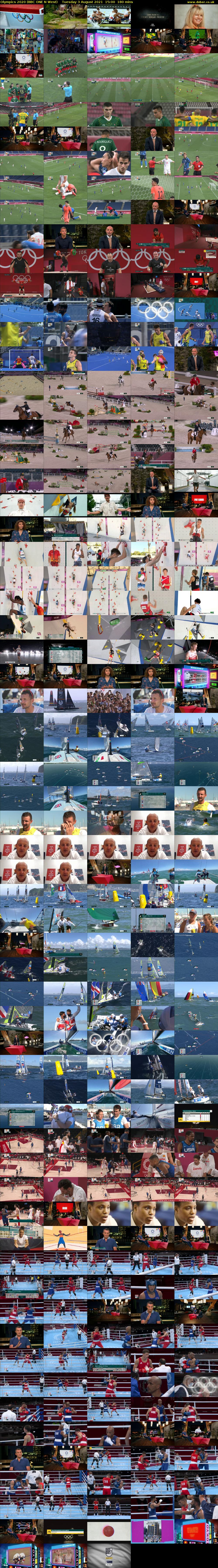 Olympics 2020 (BBC ONE N West) Tuesday 3 August 2021 15:00 - 18:00
