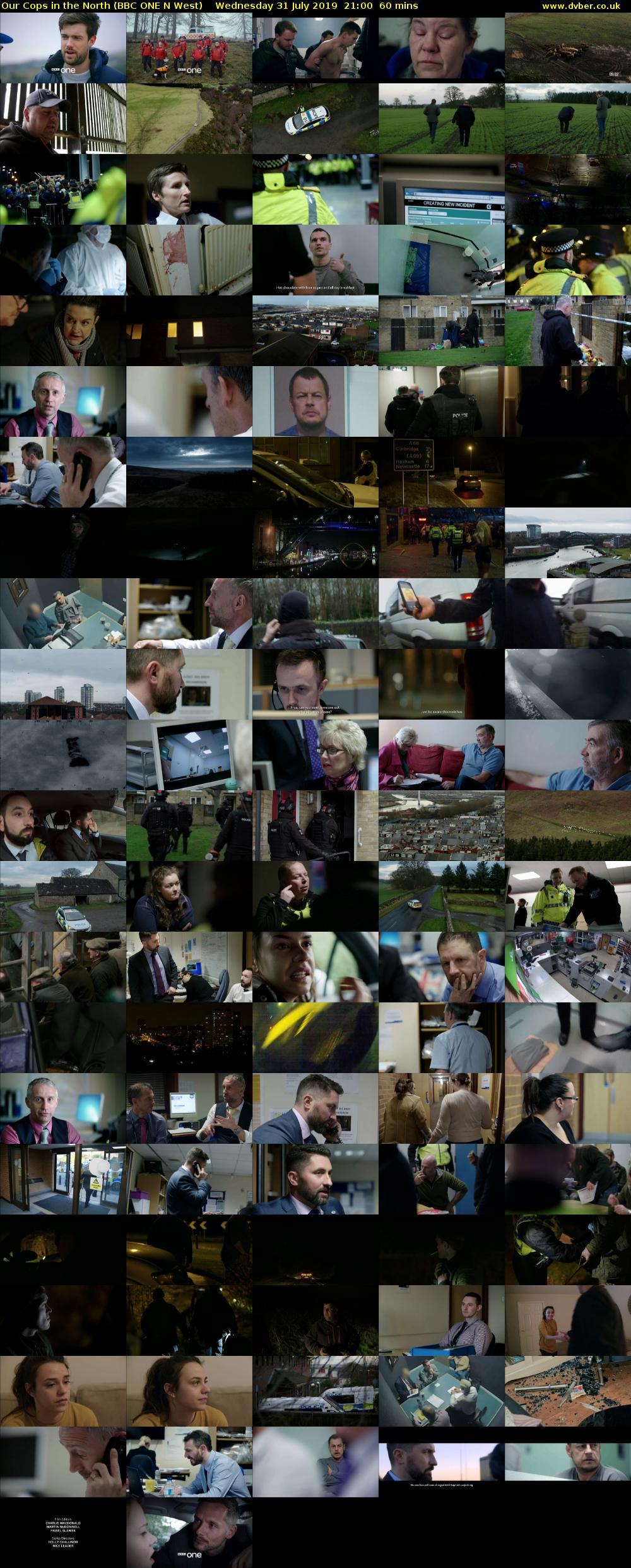 Our Cops in the North (BBC ONE N West) Wednesday 31 July 2019 21:00 - 22:00