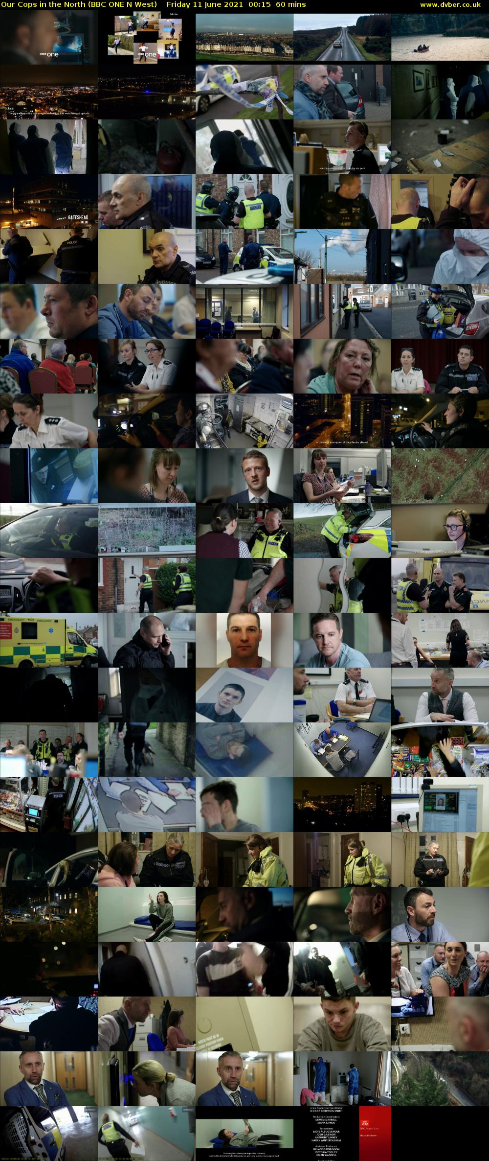 Our Cops in the North (BBC ONE N West) Friday 11 June 2021 00:15 - 01:15