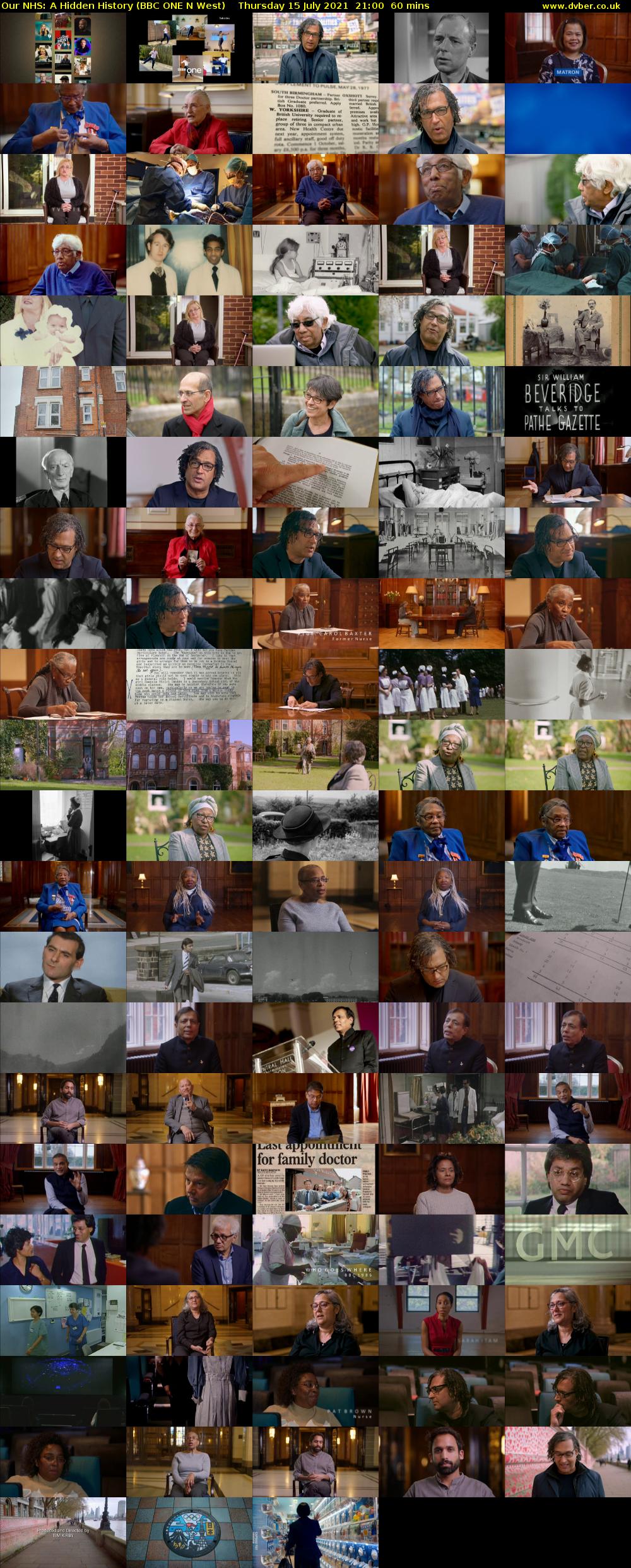 Our NHS: A Hidden History (BBC ONE N West) Thursday 15 July 2021 21:00 - 22:00