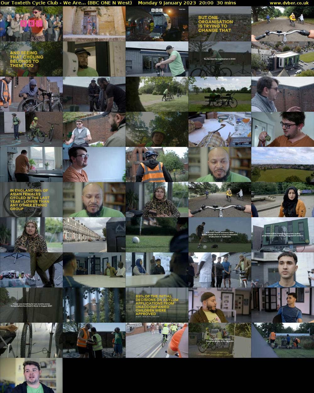 Our Toxteth Cycle Club - We Are... (BBC ONE N West) Monday 9 January 2023 20:00 - 20:30