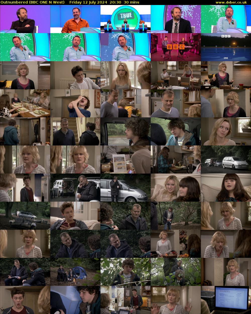 Outnumbered (BBC ONE N West) Friday 12 July 2024 20:30 - 21:00