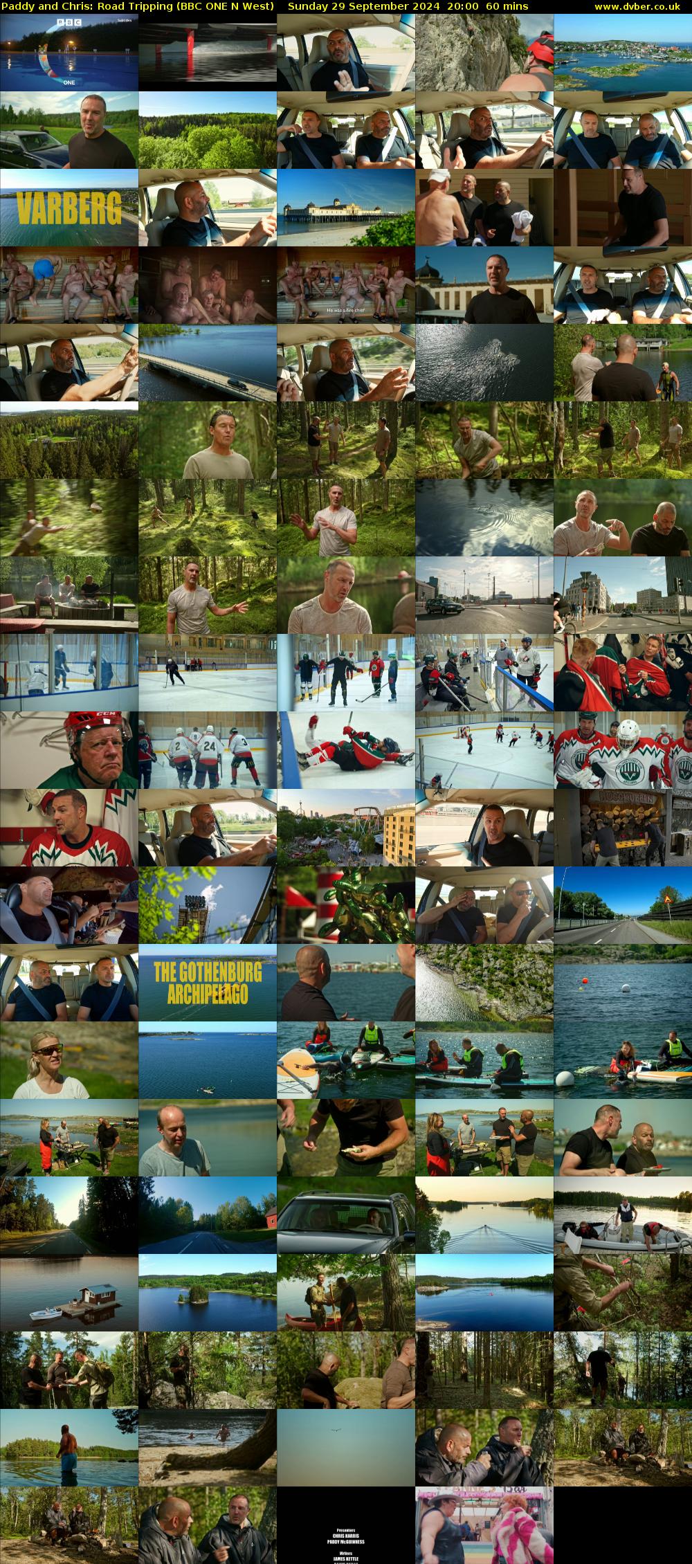 Paddy and Chris: Road Tripping (BBC ONE N West) Sunday 29 September 2024 20:00 - 21:00
