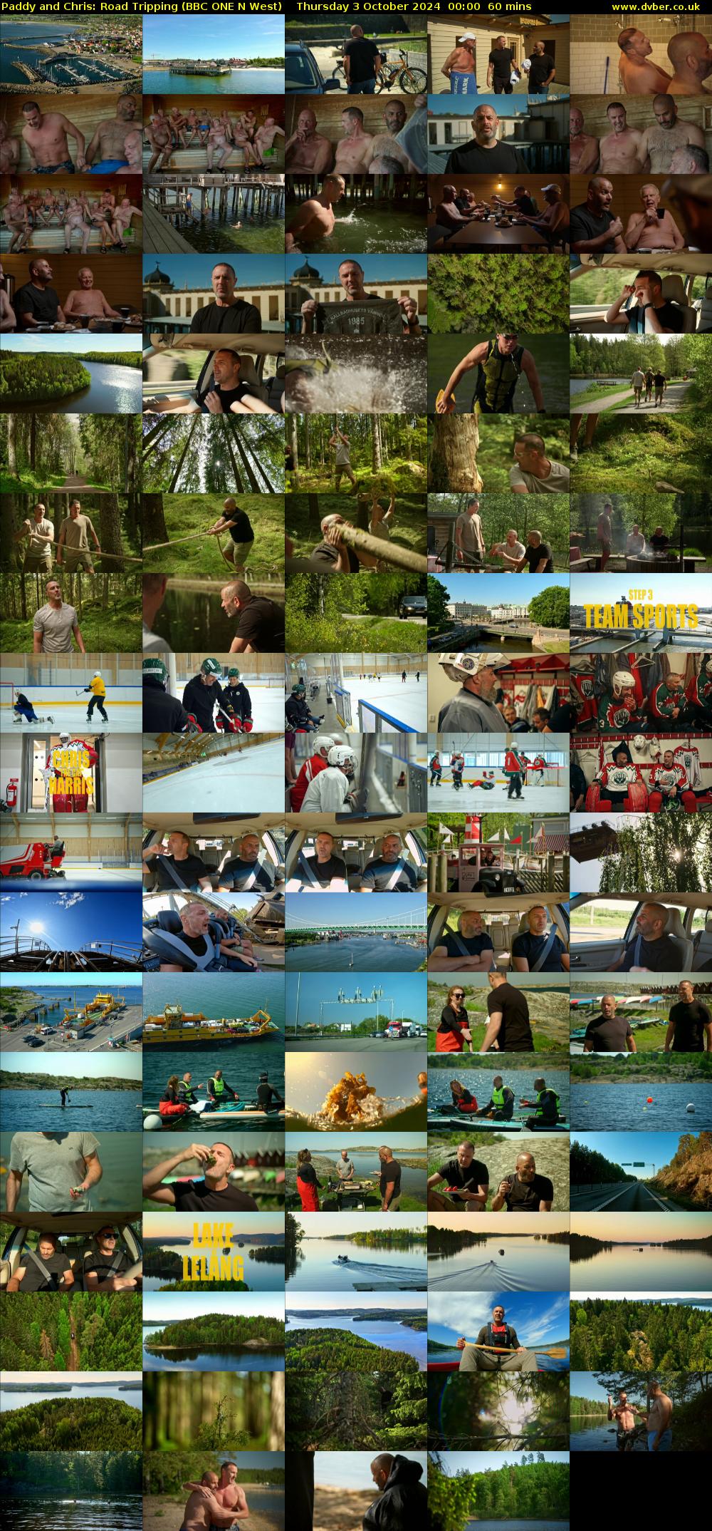 Paddy and Chris: Road Tripping (BBC ONE N West) Thursday 3 October 2024 00:00 - 01:00