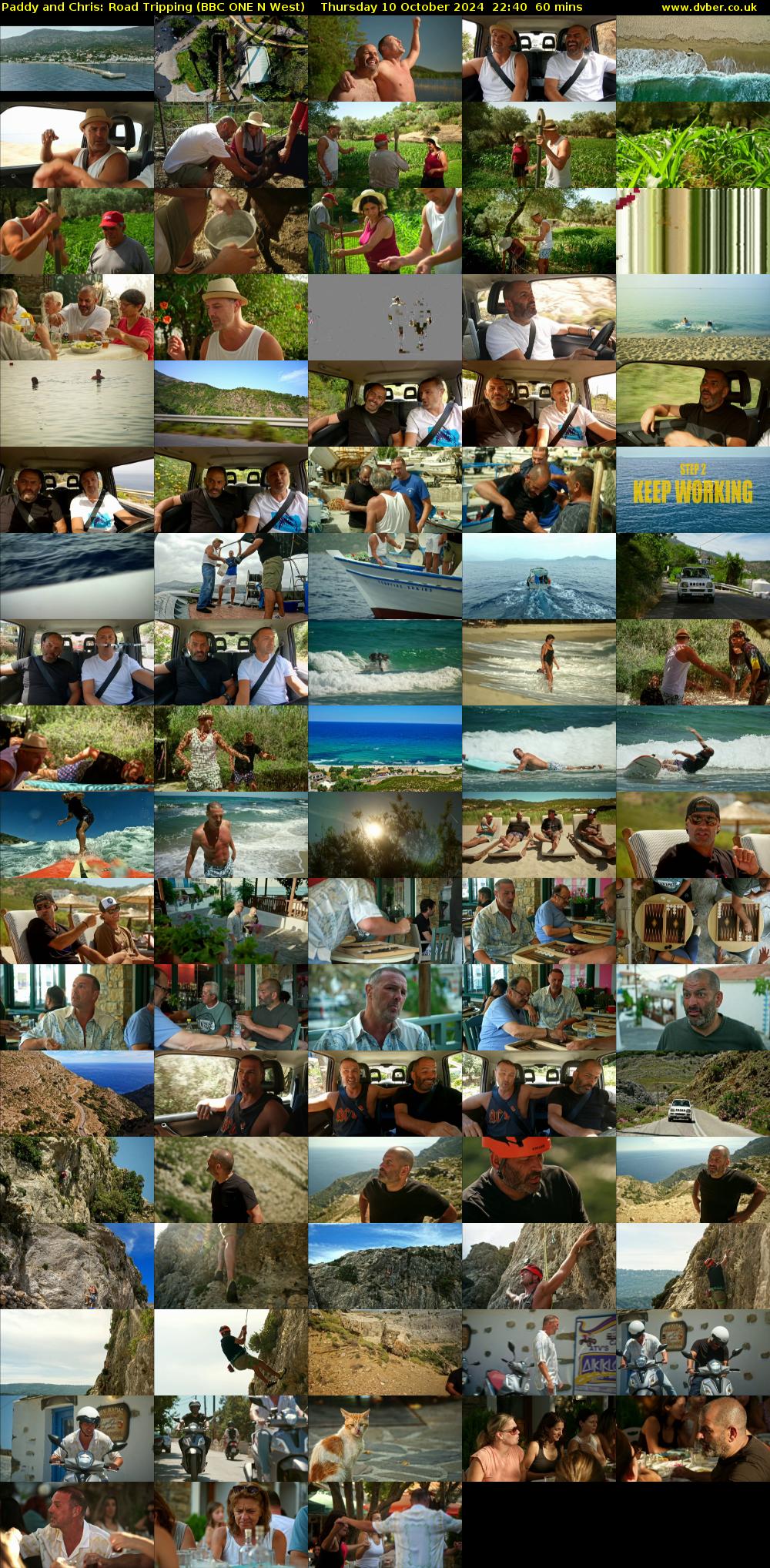 Paddy and Chris: Road Tripping (BBC ONE N West) Thursday 10 October 2024 22:40 - 23:40