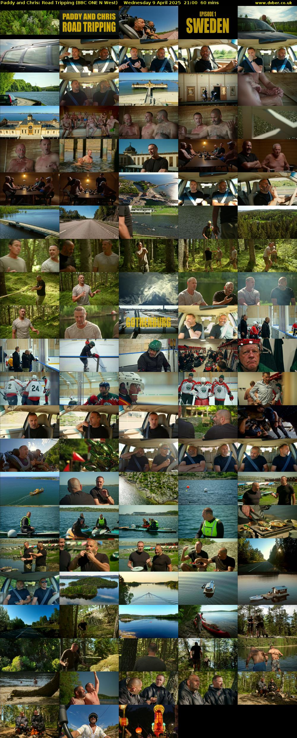 Paddy and Chris: Road Tripping (BBC ONE N West) Wednesday 9 April 2025 21:00 - 22:00