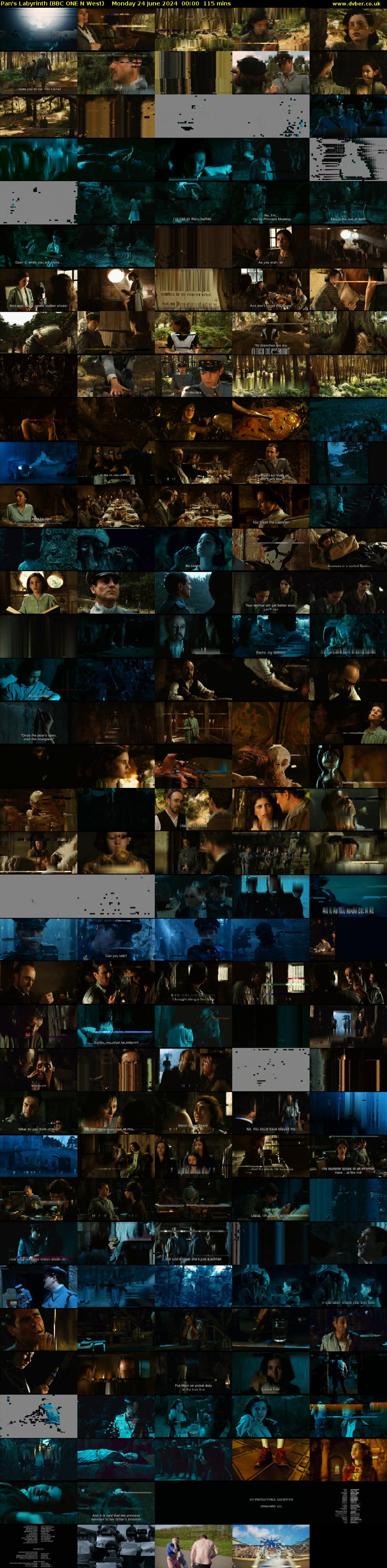 Pan's Labyrinth (BBC ONE N West) Monday 24 June 2024 00:00 - 01:55