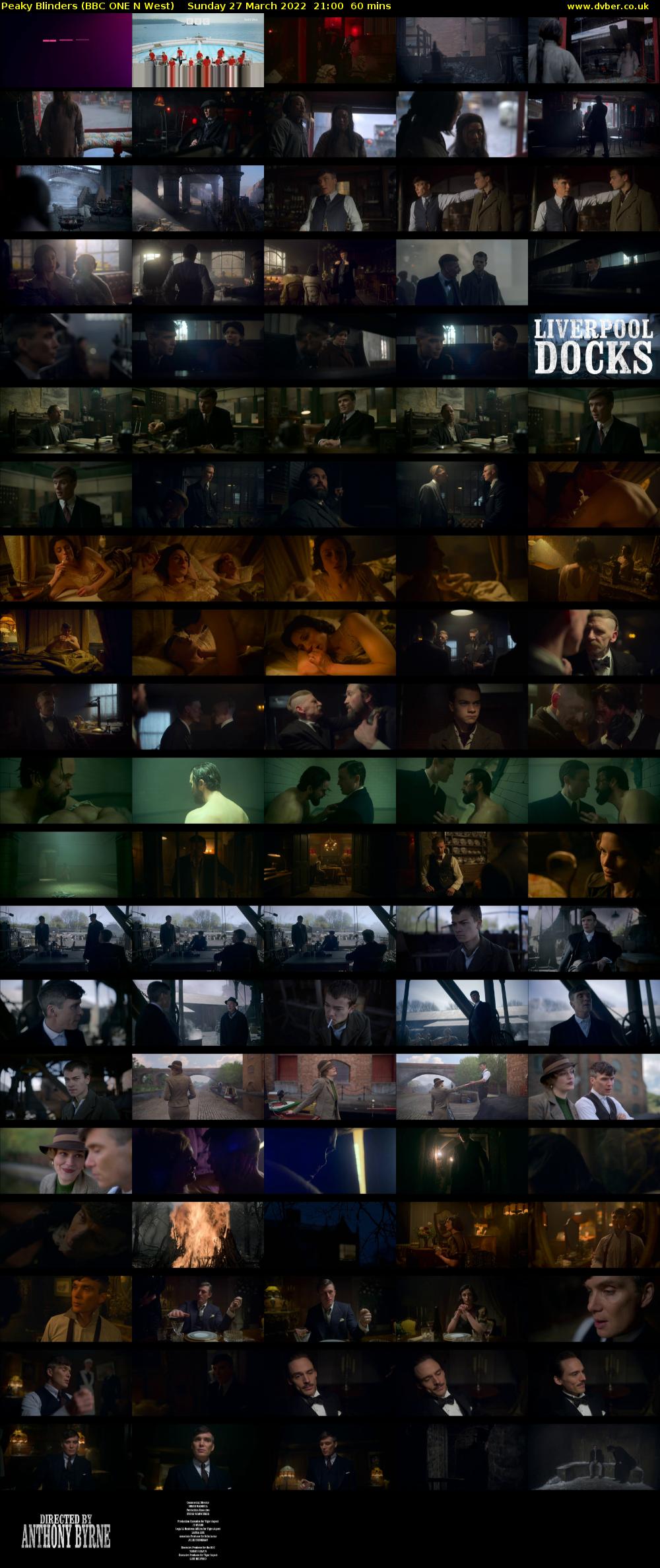 Peaky Blinders (BBC ONE N West) Sunday 27 March 2022 21:00 - 22:00